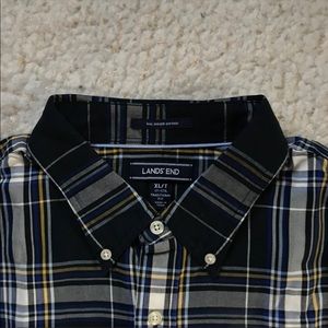 Lands End XL/Tall Button Down Shirt NWOT